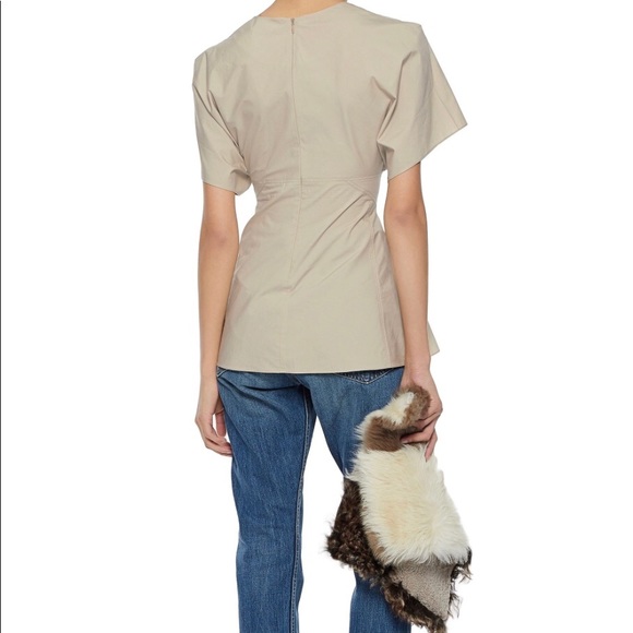 NWT white Alexander Wang structured peplum - Picture 2 of 4